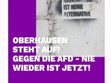 Oberhausen steht auf! Demo 24.01.2024, Friedensplatz